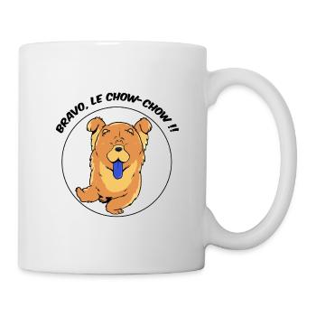 Bravo, le chochow ! - Mug blanc - blanc - Droite
