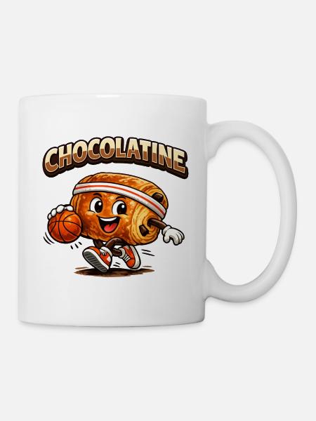 Chocolatine-Korb - Tasse - Weiß