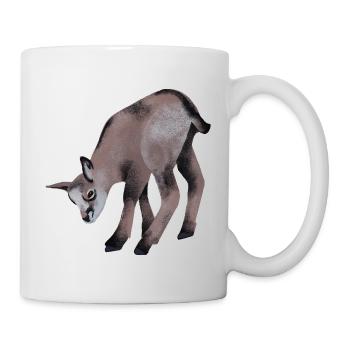 Jeune chamois - Mug blanc - blanc - Droite