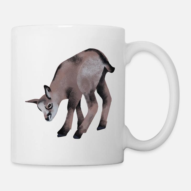 Junge Gams - Tasse - Weiß