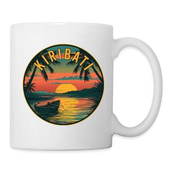 Discover Tropical Island Paradise of Kiribati - Mug - white - Right