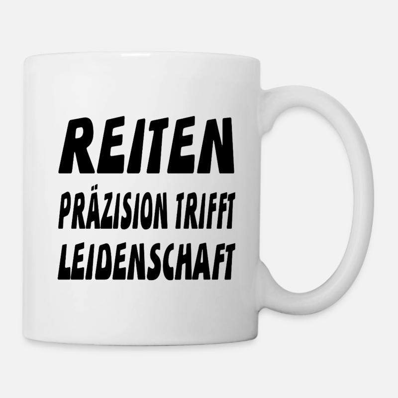 Reiten - Tasse - Weiß