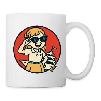 Sunny Sailor Circle Art - Mug - white - Right