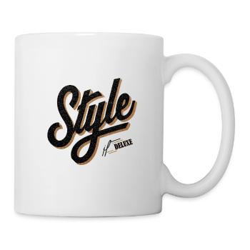 Retro Style Deluxe Lettering - Mug - white - Right