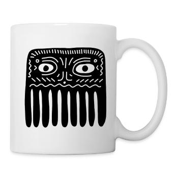 Ancient Guardian Spirit Mask Graphic - Mug - white - Right