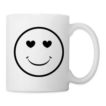 Heart Eye Smile Face - Mug - white - Right