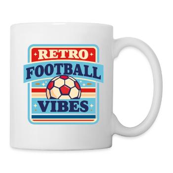 Retro_Football_Vibes - Tasse - Weiß - Rechts