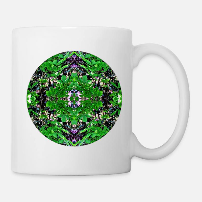 Nature Mandala Erlenstegen - Mug - white
