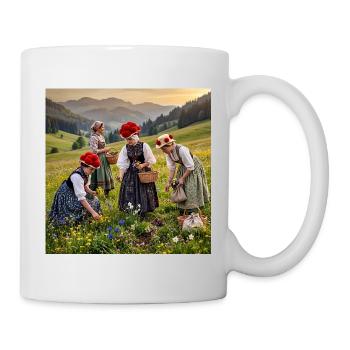Schwarzwald-Idylle im Blütenmeer 8.0 - Tasse - Weiß - Rechts