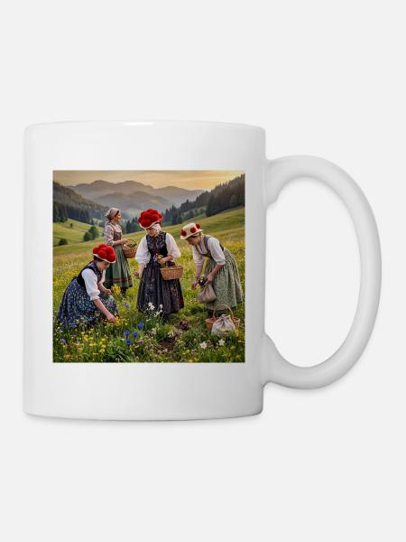 Schwarzwald-Idylle im Blütenmeer 8.0 - Tasse - Weiß