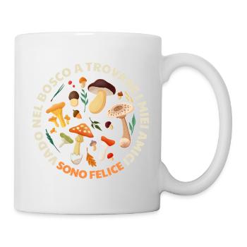 Mushrooms of the Circle Forest - Mug - white - Right