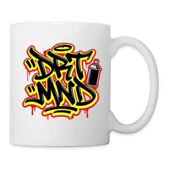 DRTMND Street Art, Dortmund Ruhrpott Shirt, hoodie - Mug - white - Right