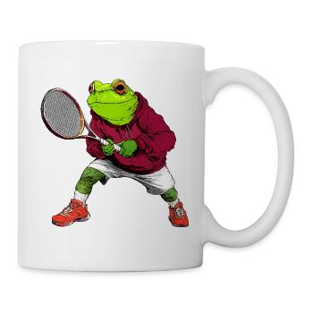 Tennis Frog - Mug blanc - blanc - Droite