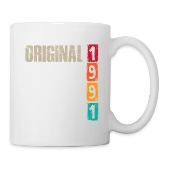 Millésime 1991 - Mug blanc - blanc - Droite