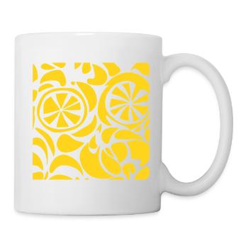 Chemise à motif citron esthétique mignonne fruit d’été - Mug blanc - blanc - Droite