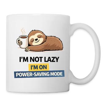 Sloth Energiesparmodus Tee - Tasse - Weiß - Rechts