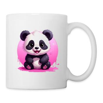 Niedlicher Panda - Tasse - Weiß - Rechts