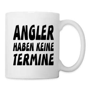 Angler - Tasse - Weiß - Rechts