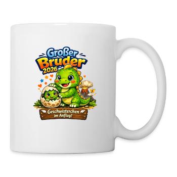 Geschwisterchen_im_Anflug - Tasse - Weiß - Rechts