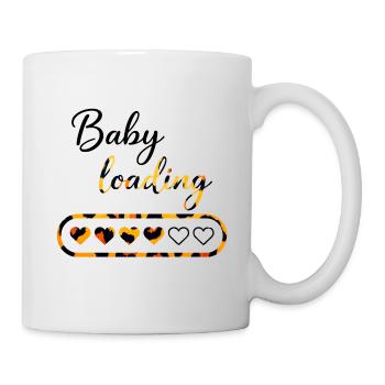 Leopard Loading baby - Tasse - Weiß - Rechts