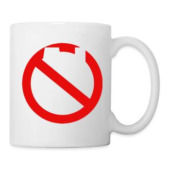 Anti-IA, anti-apprentissage automatique, dire non à l’IA arrêter l’IA - Mug blanc - blanc - Droite