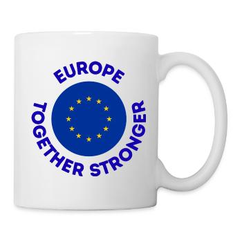 Europe Together Strong Emblem - Mug - white - Right