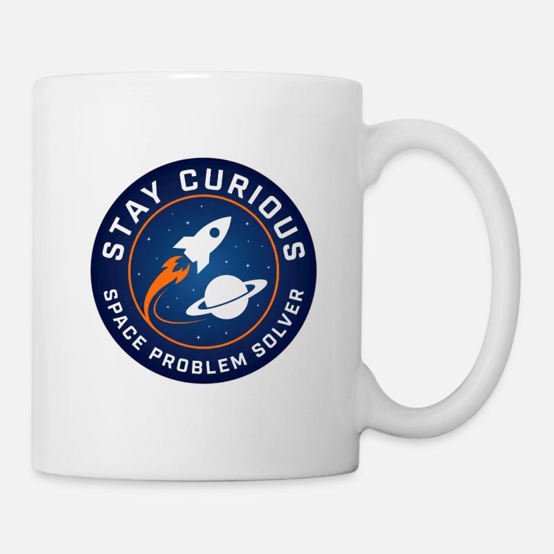 Bleib Neugierig: Raumabenteuer - Tasse - Weiß