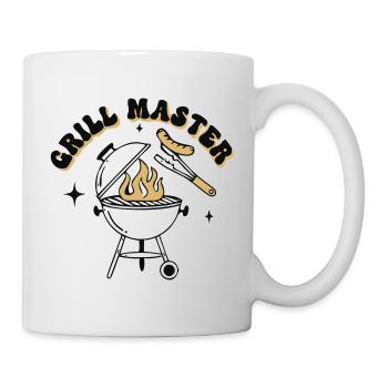 Papa du Maître BBQ Grill Drôle - Mug blanc - blanc - Droite