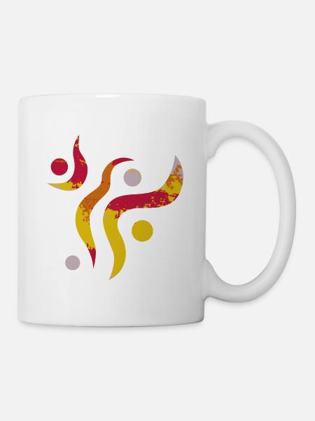 yoga-design_21 - Tasse - Weiß