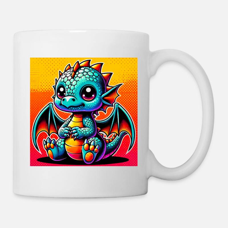 dragon - Mug blanc - blanc