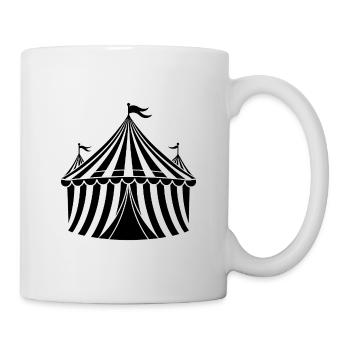 Zirkuszelt - Tasse - Weiß - Rechts