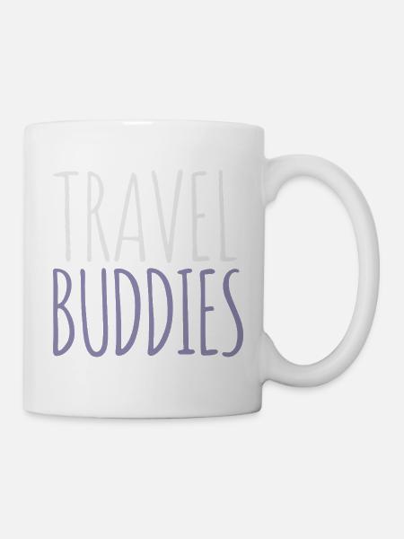 Reisefreunde - Tasse - Weiß