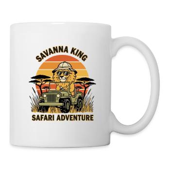 Lion Safari Savanna King Safari Adventure - Mug - white - Right