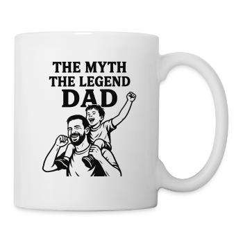 La légende du mythe de l’homme - Meilleur cadeau pour la fête des pères - Mug blanc - blanc - Droite