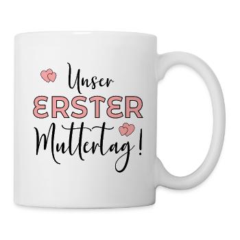 ERSTER MUTTERTAG BABY MAMA - Tasse - Weiß - Rechts