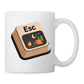 Camp Night Escape Key Art - Mug - white - Right