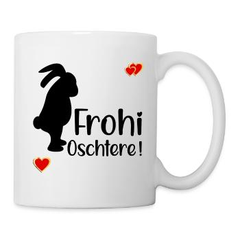 FROHE OSTERN SCHWEIZ - Tasse - Weiß - Rechts