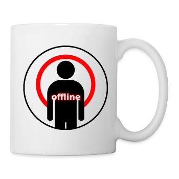 Offline Mode Introvert Signal Lost - Mug - white - Right