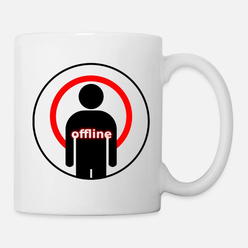 Offline Mode Introvert Signal Lost - Mug - white