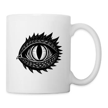 Œil de dragon - Mug blanc - blanc - Droite