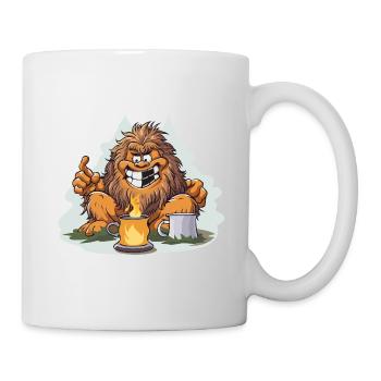 Café Yéti avec Feuerlust - Mug blanc - blanc - Droite