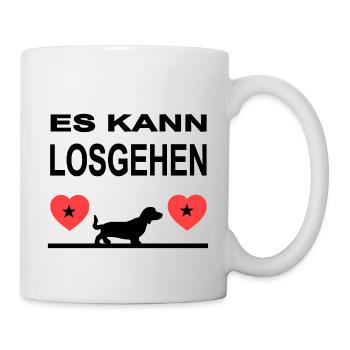 Dackel - Tasse - Weiß - Rechts