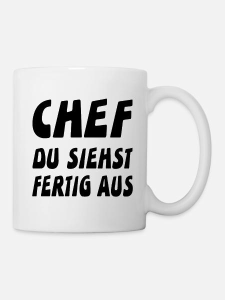 Chef - Tasse - Weiß