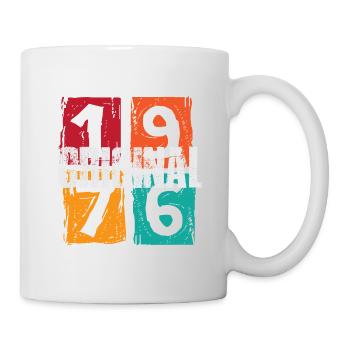 Vintage 1976 - Tasse - Weiß - Rechts