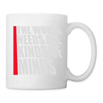 Le monde a besoin de toutes sortes d’esprits inspirants - Mug blanc - blanc - Droite
