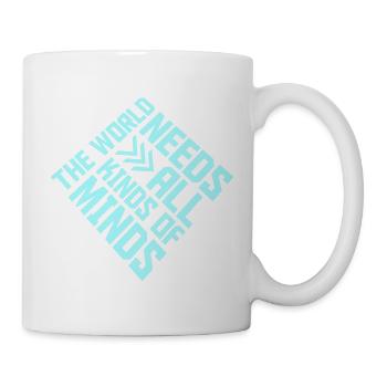 Le monde a besoin de toutes sortes d’esprits inspirants - Mug blanc - blanc - Droite
