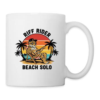 Jaguar Riff Rider Beach Solo Ukulele - Mug - white - Right