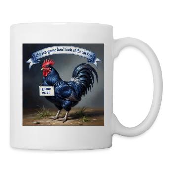 chicken game - Mug - white - Right