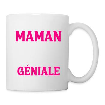 Cadeau Je suis une Maman trop Géniale - Mug blanc - blanc - Droite