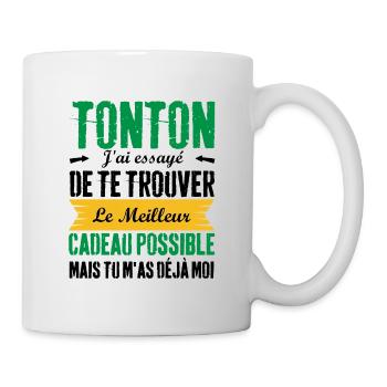 Meilleurs tontons cadeau pour tonton  - Mug blanc - blanc - Droite